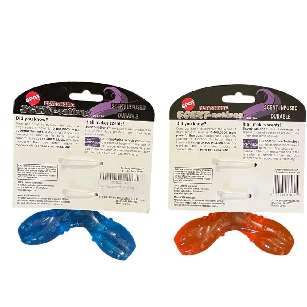 Ethical Pet Spot Play Strong Scent-sations Dog Toy 2 Pack Bacon Peanut Butter 5